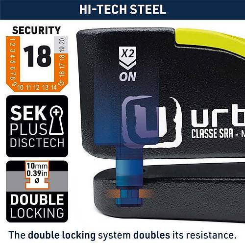 URBAN SECURITY UR10 SRA ALARMLI D�SK K�L�D�