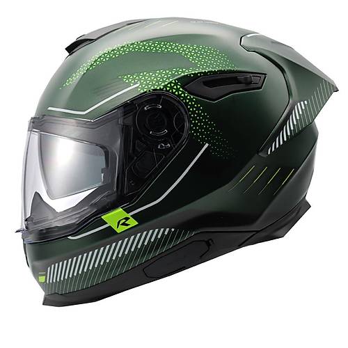 NEXX Y.100R Baron Mat Yeil Kapal Kask