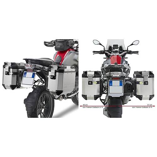 GIVI PL5108CAM BMW R 1200 GS-ADVENTURE (13-18)-R1250 GS (19-23)-ADVENTURE (19-24) YAN �ANTA TA�IYICI
