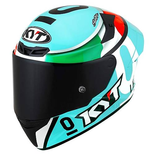 KYT TT-COURSE KASK LEOPARD REPLICA TROCOLORE