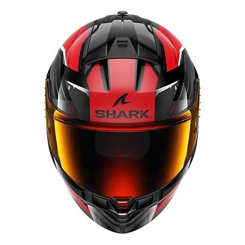 Shark Ridill 2 Bersek Siyah-Gri-Krmz Kapal Kask