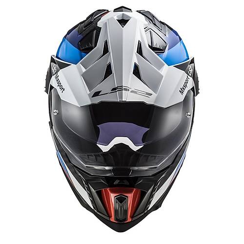 LS2 EXPLORER C KARBON FRONTIER S�YAH-MAV� KASK
