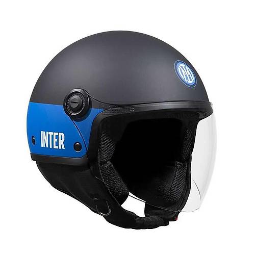 Tucano Urbano El Jett�n 6.0 Yar�m Kask Inter Nerazzurro Mat Siyah