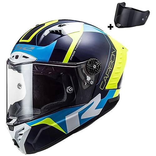 LS2 THUNDER KARBON RACING 1 MAV�-NEON SARI KASK