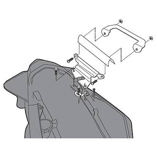 GIVI 267KIT HONDA VFR 1200 F (10-16) YAN �ANTA TA�IYICI BA�LANTI K�T�