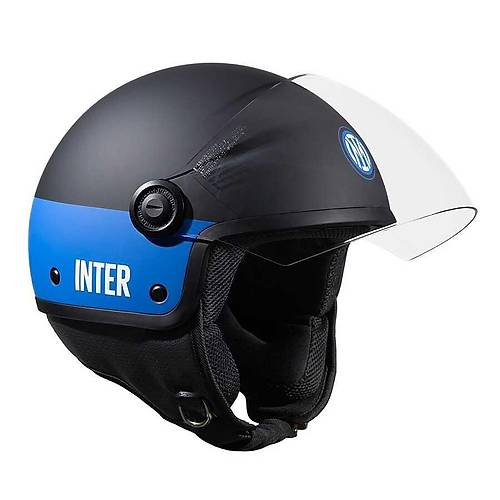 Tucano Urbano El Jett�n 6.0 Yar�m Kask Inter Nerazzurro Mat Siyah