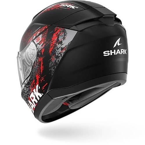 Shark Ridill 2 Speed Vib Mat Siyah Antrasit K�rm�z� Kapal� Kask