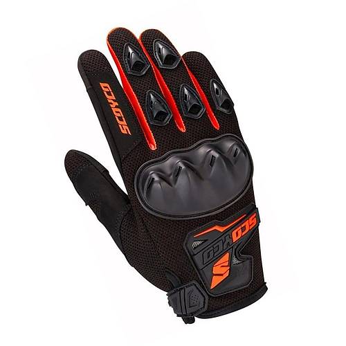 SCOYCO MC148 KORUMALI MOTOSKLET ELDVEN KIRMIZI