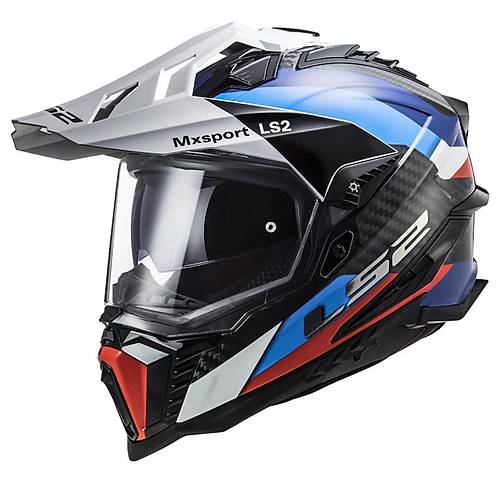 LS2 EXPLORER C KARBON FRONTIER S�YAH-MAV� KASK