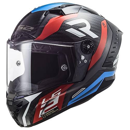 LS2 THUNDER KARBON SUPRA KIRMIZI-MAV� KASK
