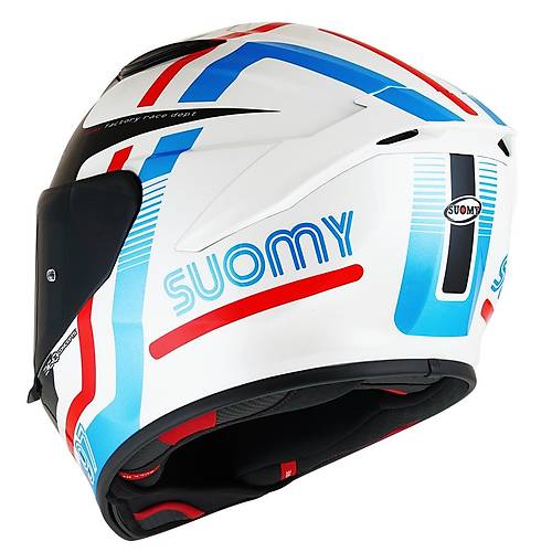 Suomy Track-1 Ninety Seven White-Red Kapal Kask