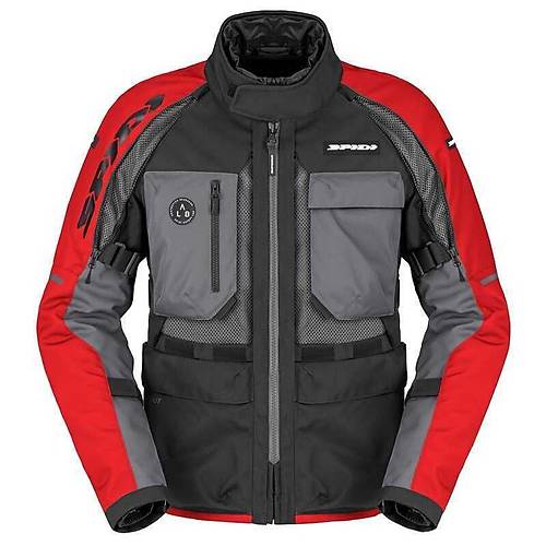 Spidi Crossmaster 2 H2Out Ceket Siyah K�rm�z�