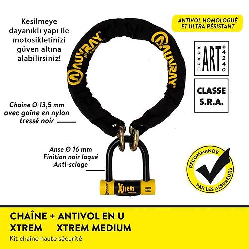 AUVRAY CHAIN EXTREME 140 CM ZNCR KLT 13,5 SRA SERTFKALI