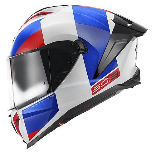GIVI 50.3 VISION BEYAZ-MAV�-KIRMIZI KASK