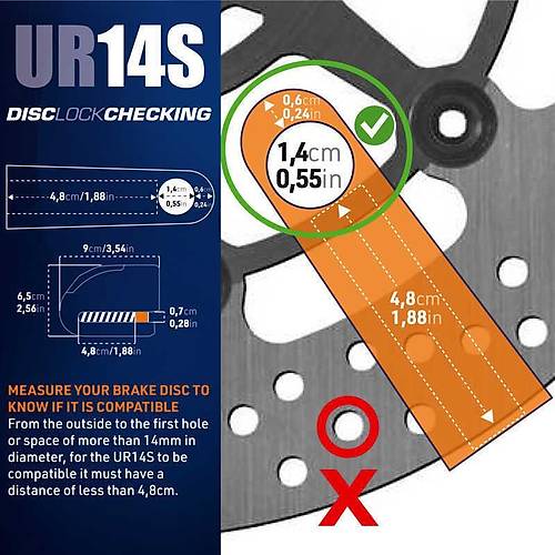 URBAN SECURITY UR14S SRA SINIFI ALARMLI D�SK K�L�D�