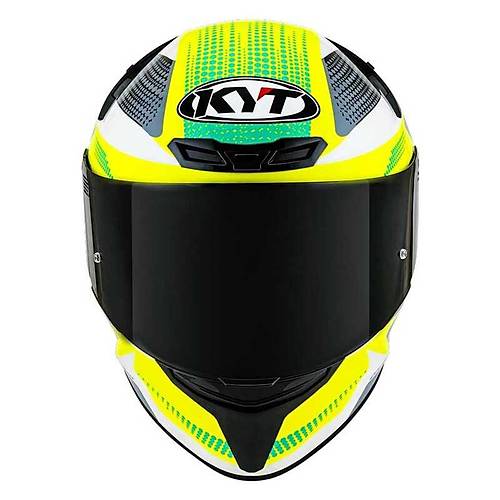 KYT TT-Course Gear Siyah-Sar Kapal Kask