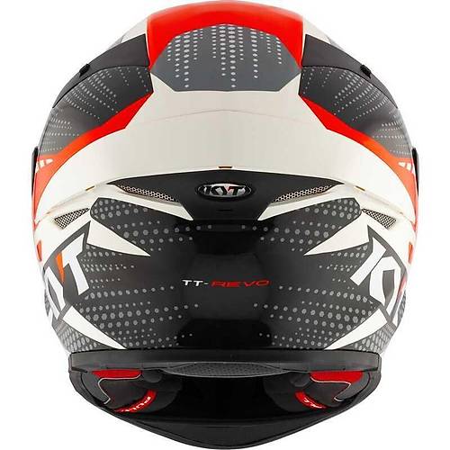 KYT TT-REVO KASK GEAR BLACK / RED