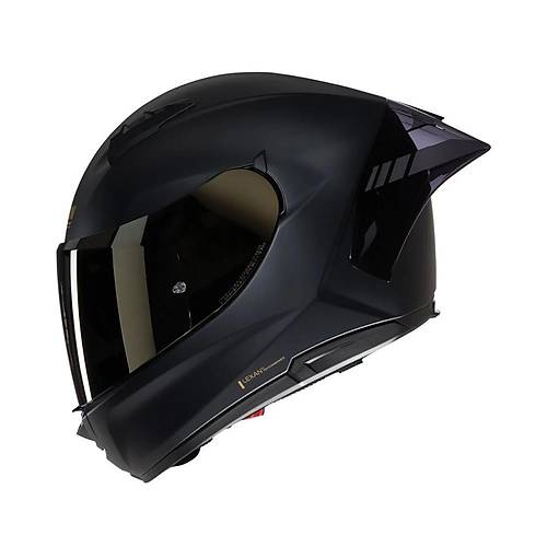 NOLAN N60-6 SPORT AUREO 331 MAT SYAH ALTIN CAM KAPALI KASK