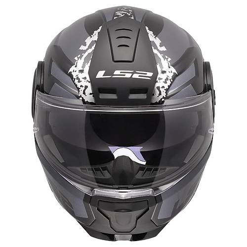 LS2 SCOPE 2 OXYD S�YAH-TITANIUM KASK