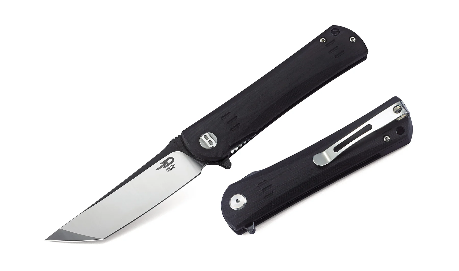 BESTECH KENDO Siyah G10 Sap D2 Çelik Çakı