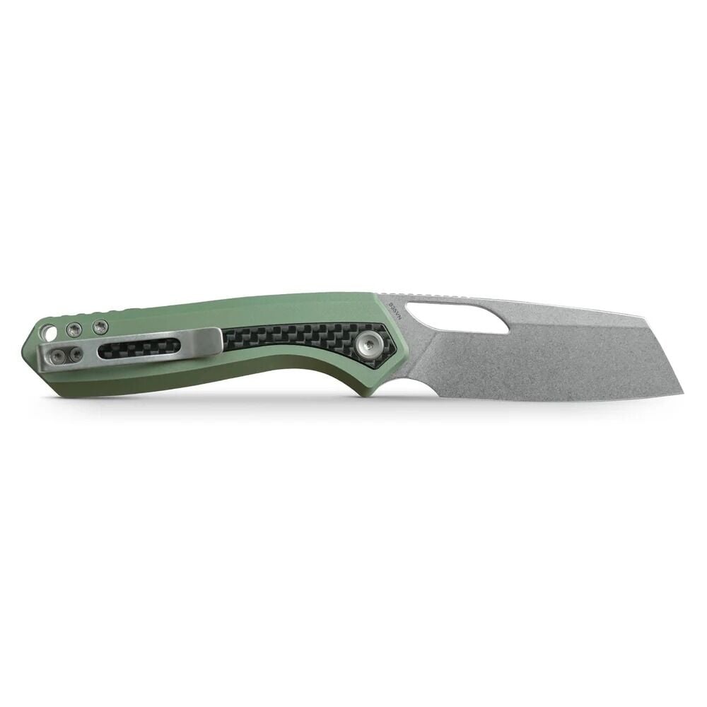 Vosteed Kroc -Top Liner Lock - S35VN Çelik ve Alüminyum & Karbon Fiber Sap Çakı