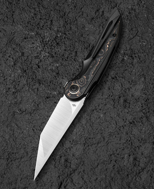 BESTECH Blind Fury | Titanyum + Fat Karbon Sap | M390 Çelik Çakı