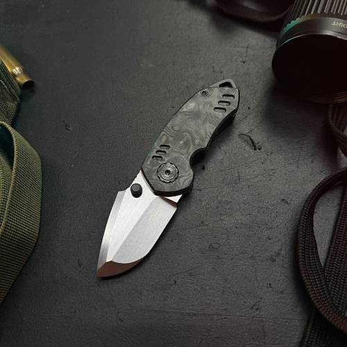 Sangyoutou Fat Soul � M390 �elik Karbon Fiber Kabza Premium �ak�