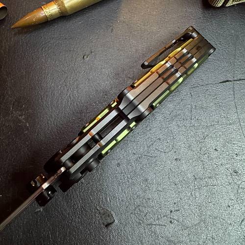 NOC Knives MA01  Damascus � Ye�il Kabza