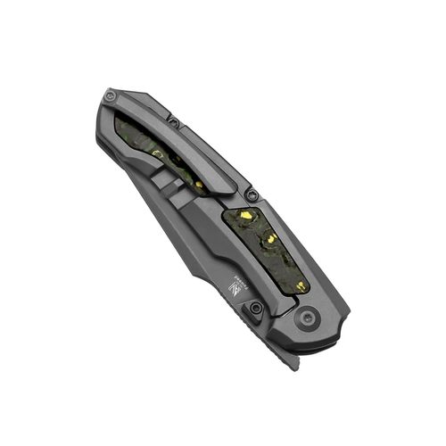 Kizer Feweed | S90V �elik | Titanyum & Fat Carbon (Toxic Storm) Sap | KizerB�