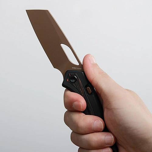 Vosteed Kroc -Top Liner Lock -S35VN �elik, Al�minyum ve Topo G10 Sap �ak�