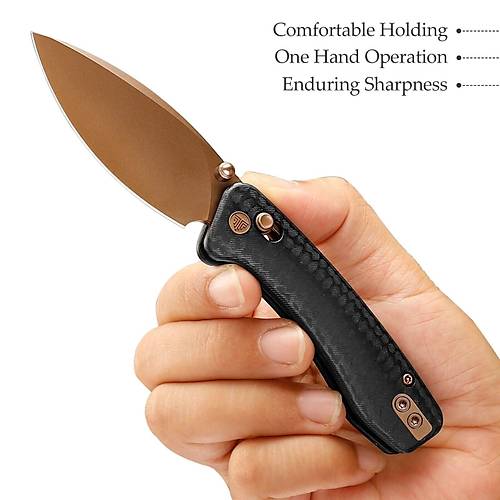 Trivisa Koala-CG | �apraz Kilitli | Karbon Fiber G10 Sap | N690 �elik Mini �ak� |
