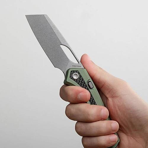 Vosteed Kroc -Top Liner Lock - S35VN �elik ve Al�minyum & Karbon Fiber Sap �ak�