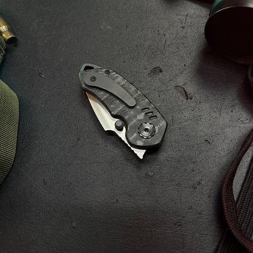 Sangyoutou Fat Soul � M390 �elik Karbon Fiber Kabza Premium �ak�