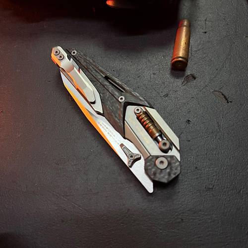 NOC Knives MT33 Carbon Fiber Inlay �ak�