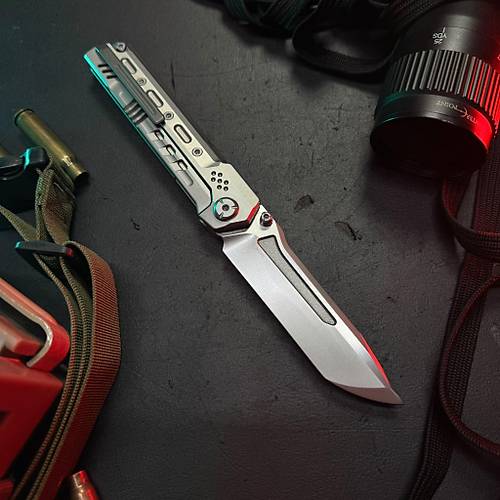 Maxace Pterosaur � M390 �elik Titanyum Kabza Premium �ak�