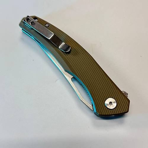 thal Flipper �ak� | D2 Tool Steel � G10 Kabza, ��ten Kilit, 9,5 cm Namlulu