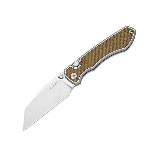 Kizer Wharning | Kizer Button Liner Lock� | WHARNCLIFF | S45VN | KizerB�