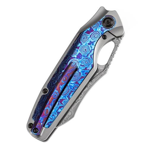 KANSEPT Tuckamore Thumb Hole �ak� | Titanyum ve Timascus Sap | 3.54