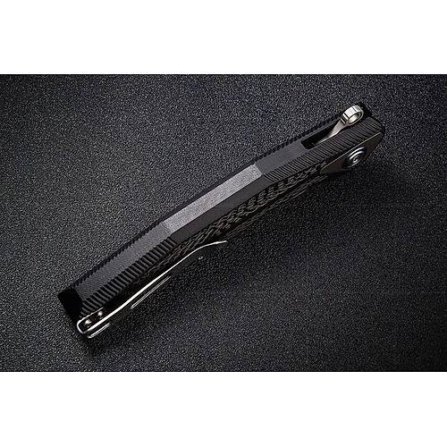 Rike Knife Tulay Black G10 Integral Carbon Fiber �ak�
