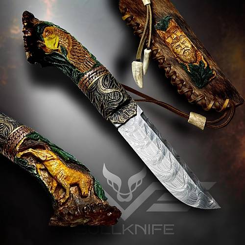 �st D�zel Koleksiyonluk El Yap�m� Damascus B��ak / Mehmet �eker Toprak Yap�m�