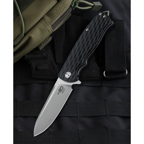 BESTECH GRAMPUS  Siyah G10 Sap D2 �elik �ak�
