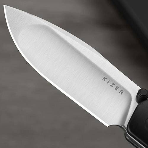 Titanium & Reconstituted Wood | Frame Lock | KizerB�