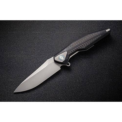 Rike Knife Tulay Black G10 Integral Carbon Fiber �ak�