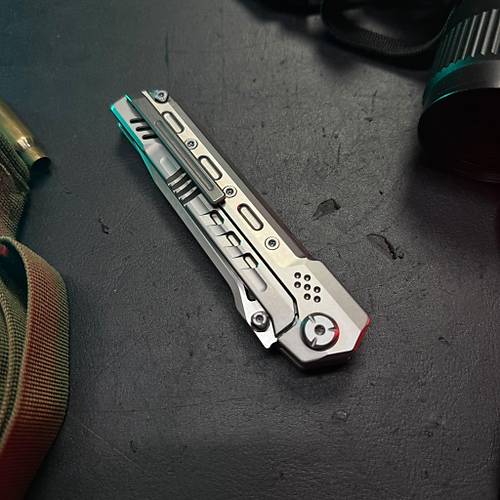 Maxace Pterosaur � M390 �elik Titanyum Kabza Premium �ak�