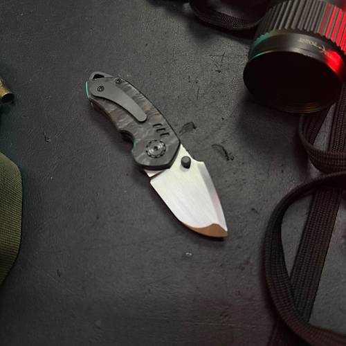 Sangyoutou Fat Soul � M390 �elik Karbon Fiber Kabza Premium �ak�