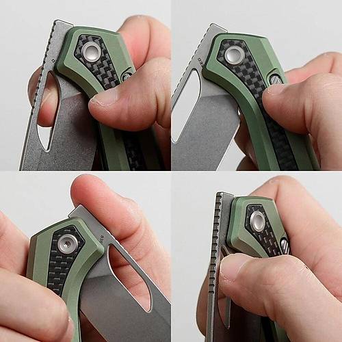 Vosteed Kroc -Top Liner Lock - S35VN �elik ve Al�minyum & Karbon Fiber Sap �ak�