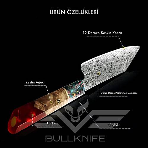 Profesyoneller in Paslanmaz Damascus ef Ba