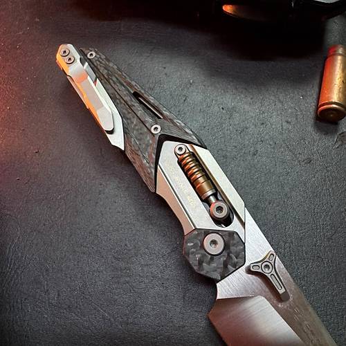 NOC Knives MT33 Carbon Fiber Inlay �ak�