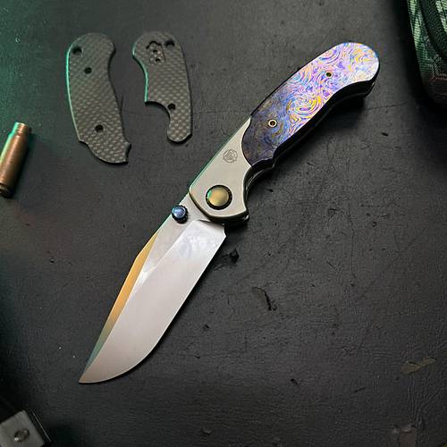 District 9 Venator M390 Titanium & Carbon Fiber