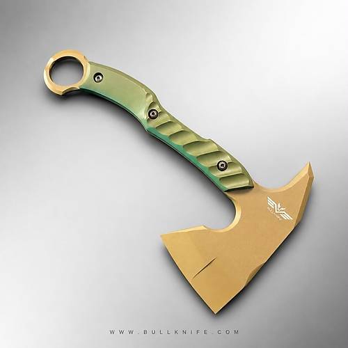 Bull Knife D2 �elik Tomahawk | 32 cm Taktik Balta | 6.2 mm Kal�nl�k | G10 Kabza | Cerakote Kaplama